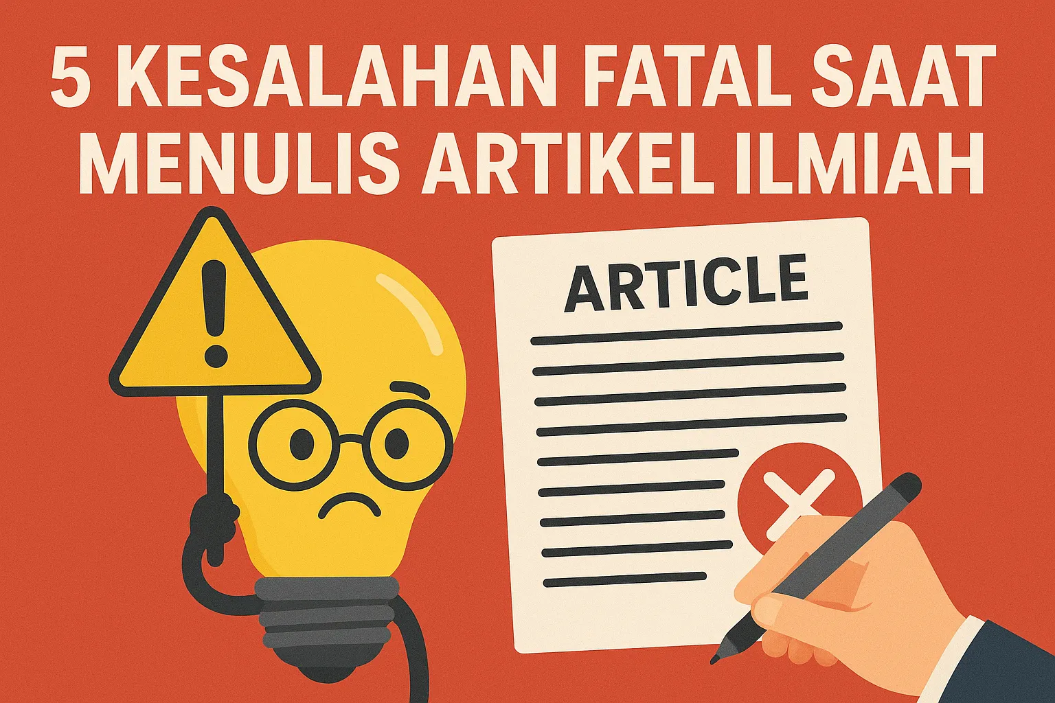 5 Kesalahan Fatal Saat Menulis Artikel Ilmiah