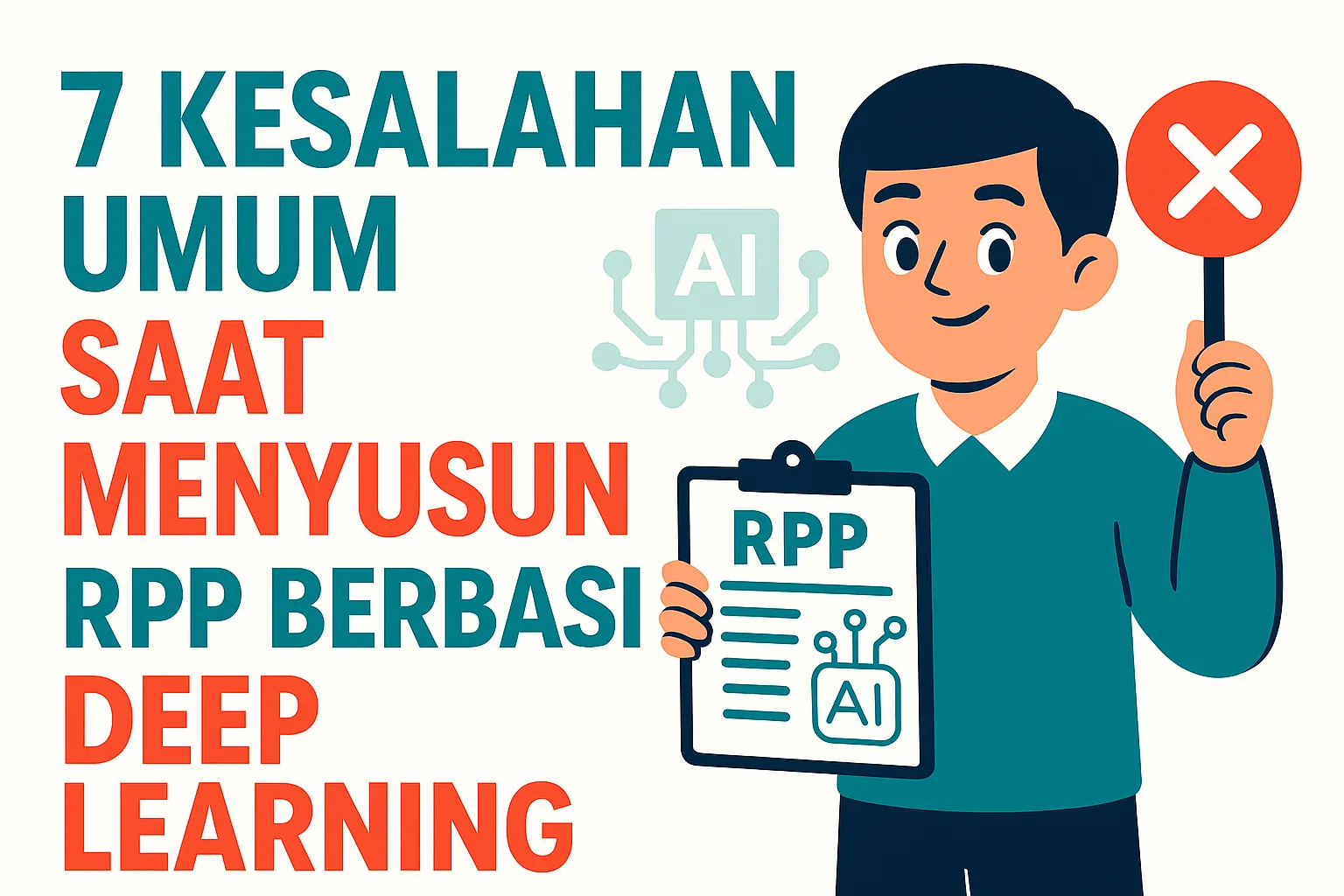 7 Kesalahan Umum Saat Menyusun RPP Berbasis Deep Learning